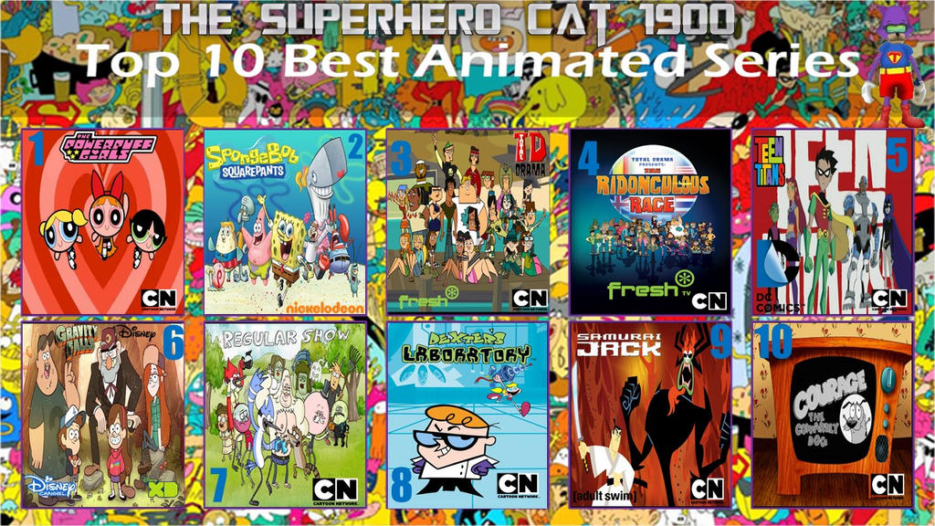 Ryan's Top 10 Best Animated Series Of All Time! by SuperheroCat2000 on  DeviantArt