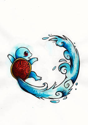 Squirtle tattoo design no.2