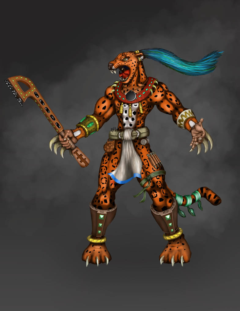 Jaguar warrior by nahual4004 on DeviantArt