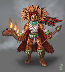 Aztec warrior