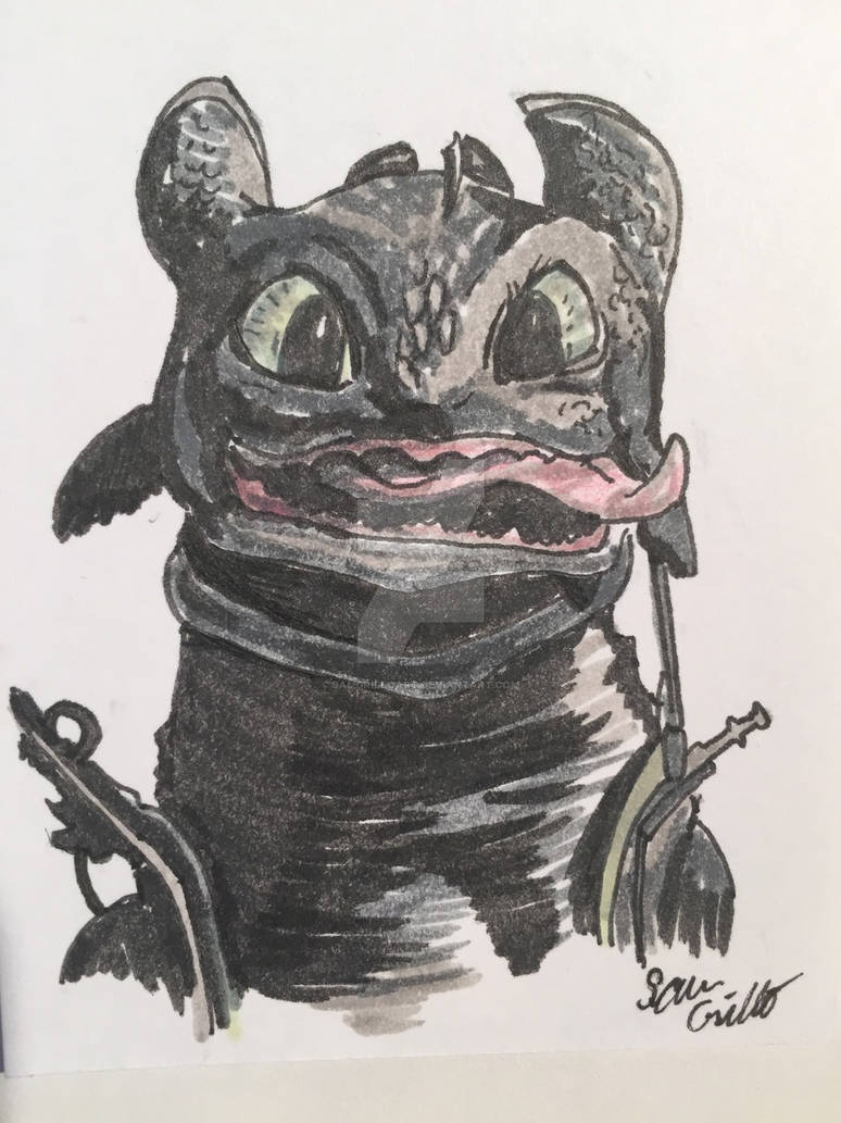 Toothless Card by samgrilloart on DeviantArt
