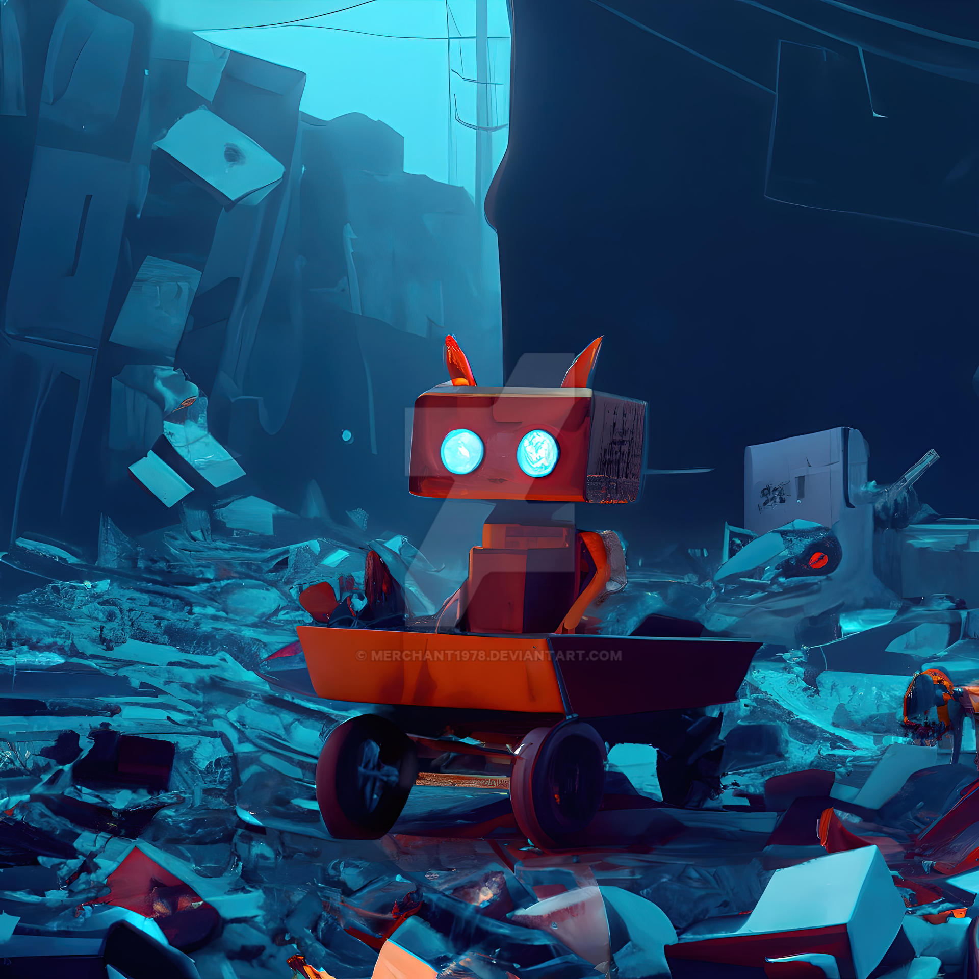 Automata Distopian dystopian robot A (22) by merchant1978 on DeviantArt