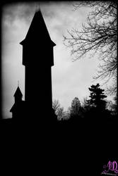 Carroll Chimes Bell Tower Silhouette