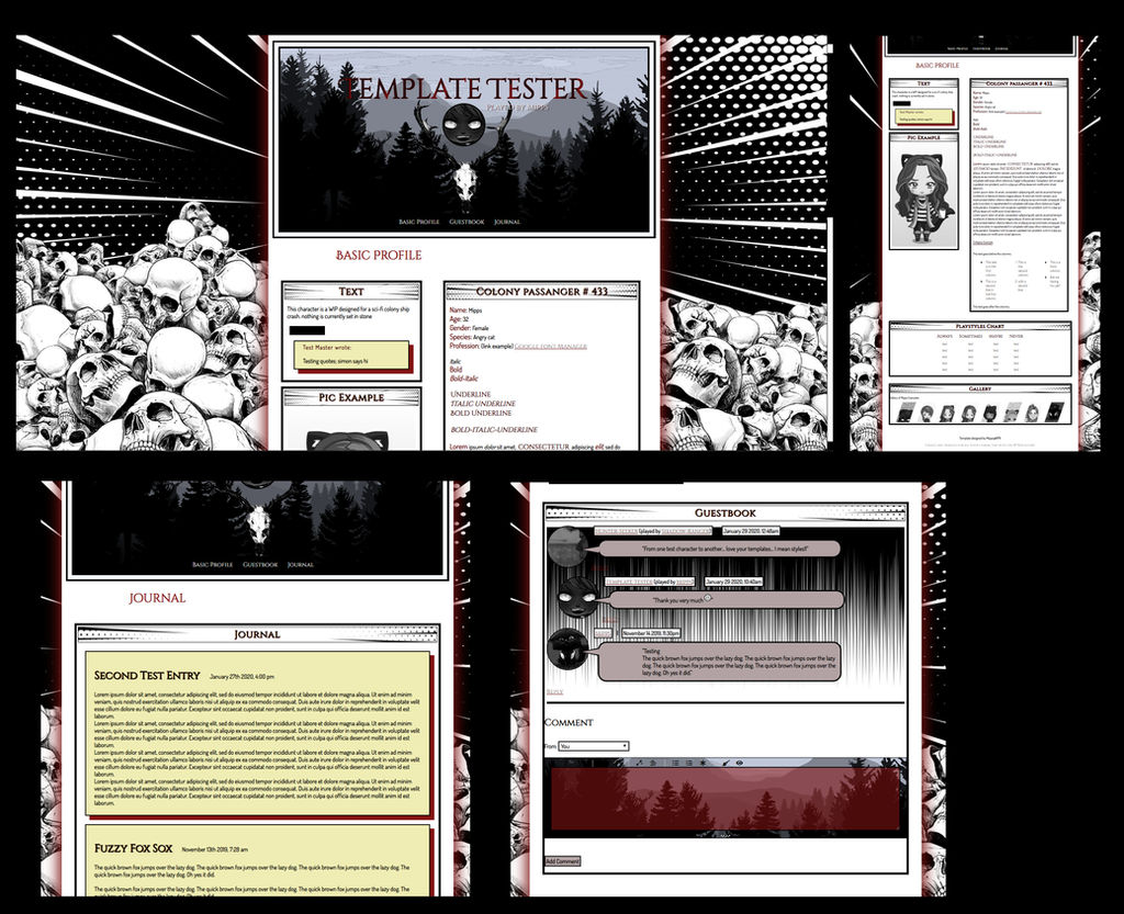 Style Guide For Comics Examples Comic Book Style/Template by ArtbyMipps on DeviantArt