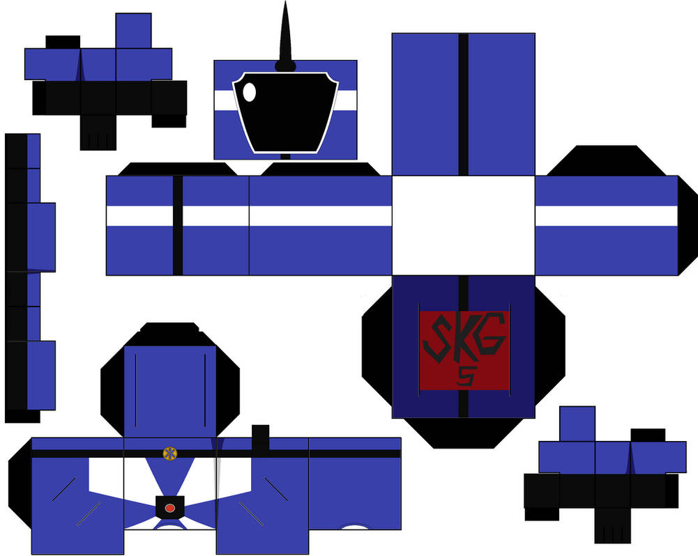 Blue Cyborg Ranger by superkamiguru5 on DeviantArt