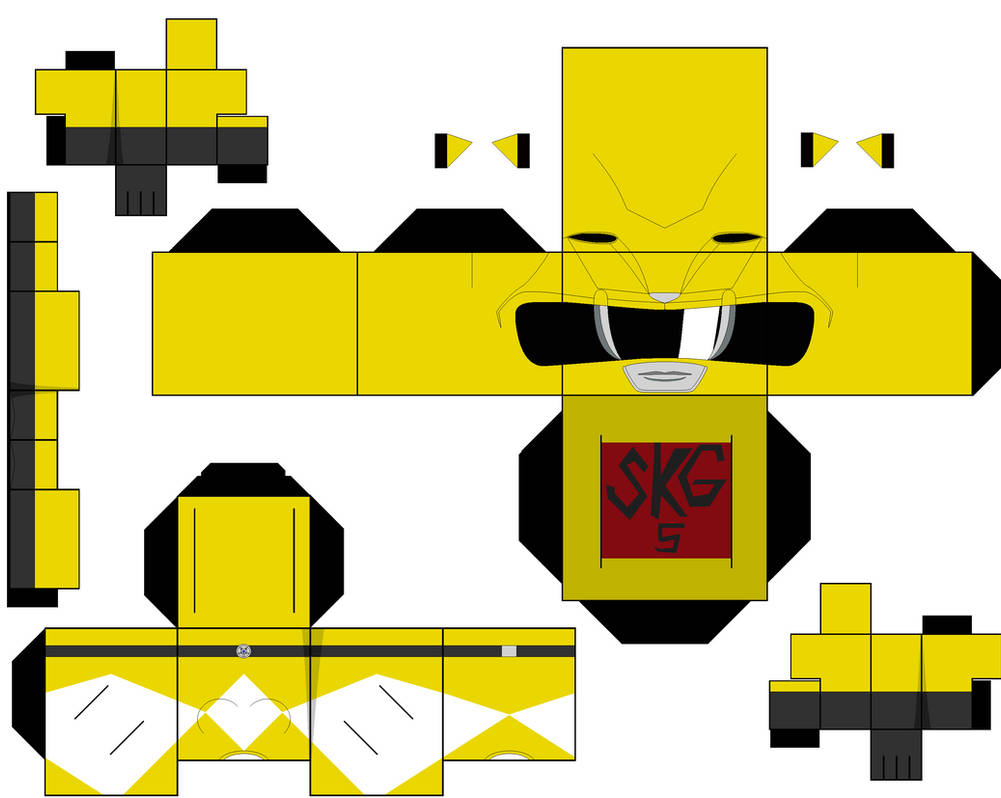 Yellow Mutant Ranger by superkamiguru5 on DeviantArt