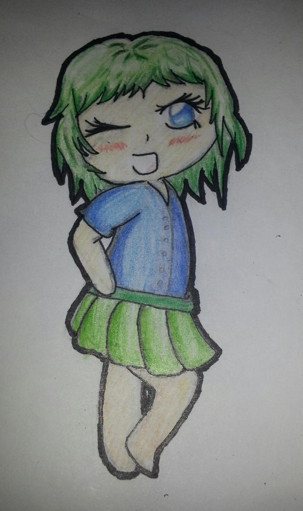 Green Color Chibi green chibi by eloise-c on DeviantArt