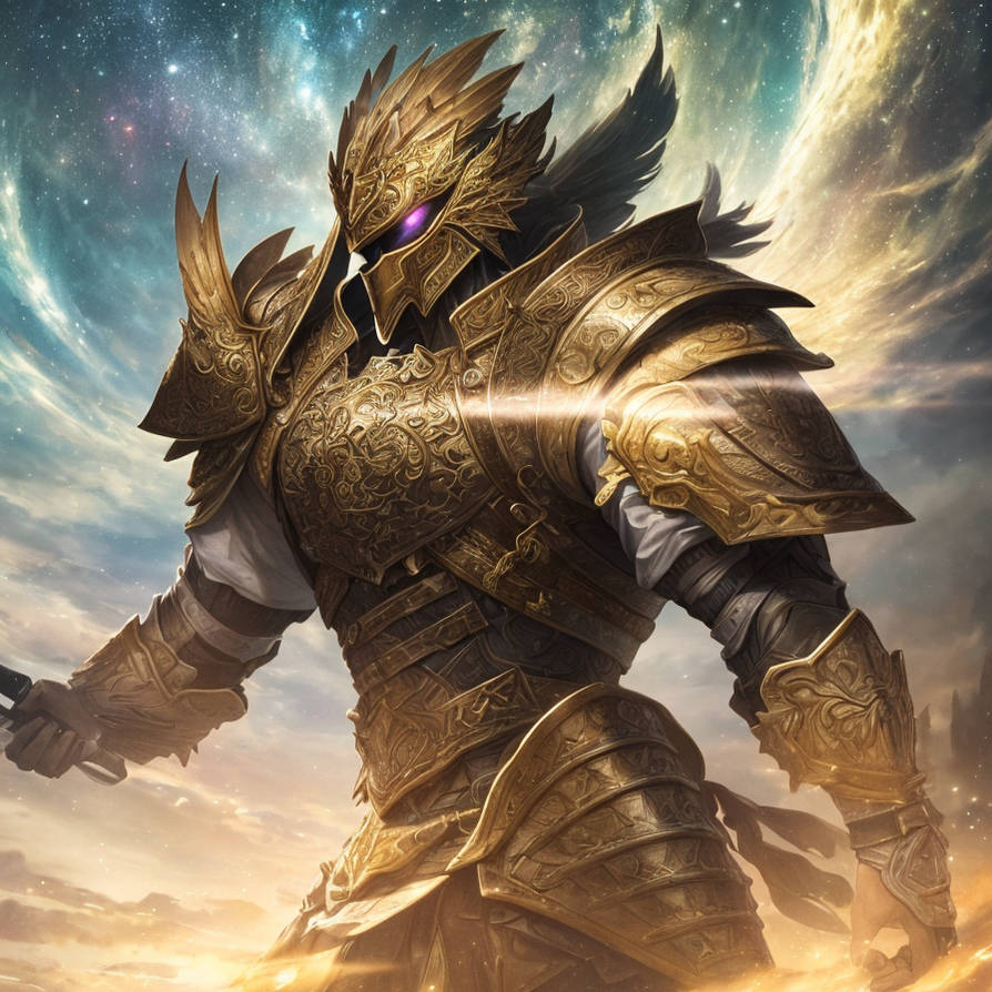 Gold Knight 01 by RealityBytesAi on DeviantArt