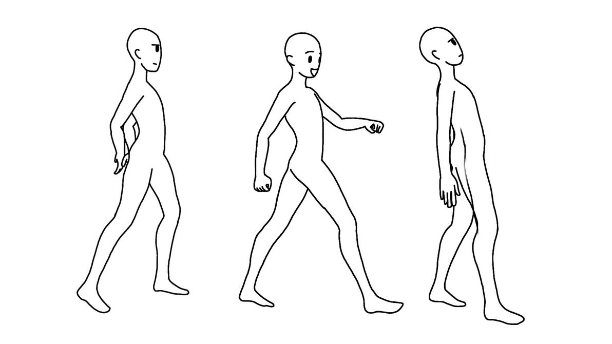 Dr. Livesey Walking - Flipaclip Animation Process (Finger