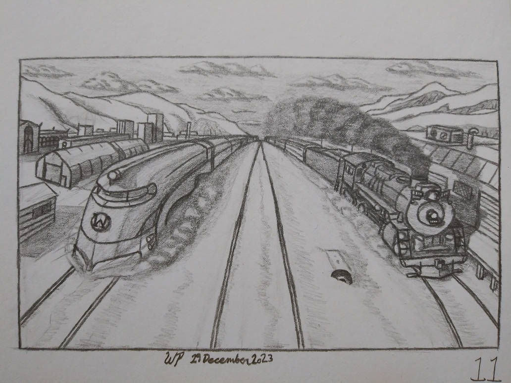 Rail Through the Snow by The-Combine-Engineer on DeviantArt