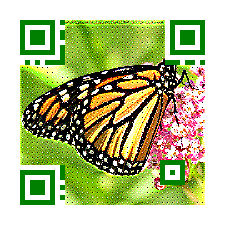 Butterfly Picture QR Code by meftc on DeviantArt