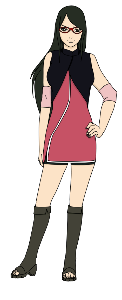 Sarada Uchiha age 17 by Natsumi-amai-yoshii on DeviantArt