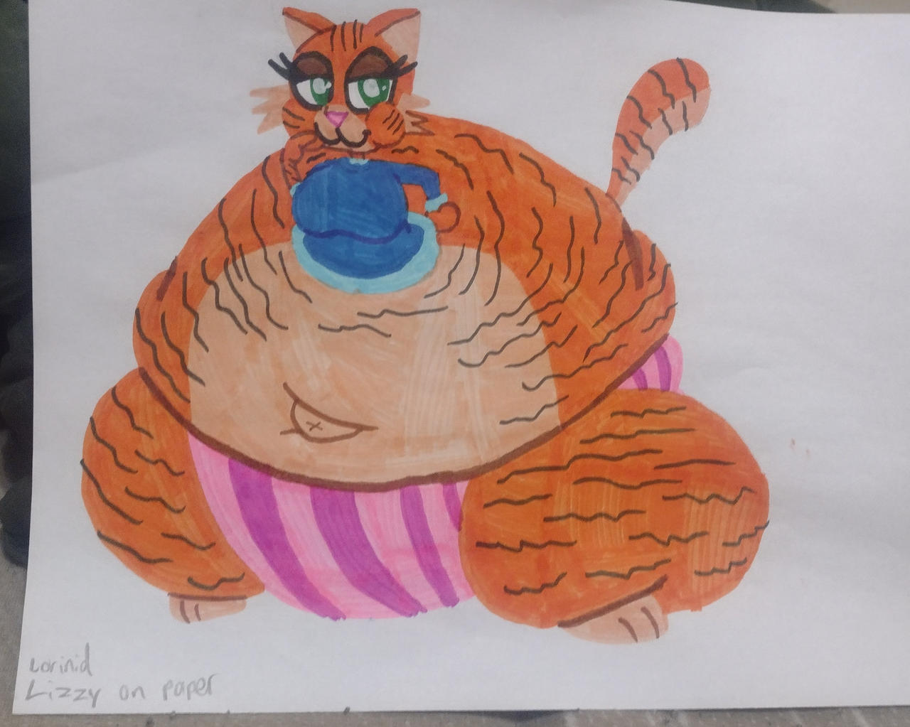 Lizzy Tigress on Paper