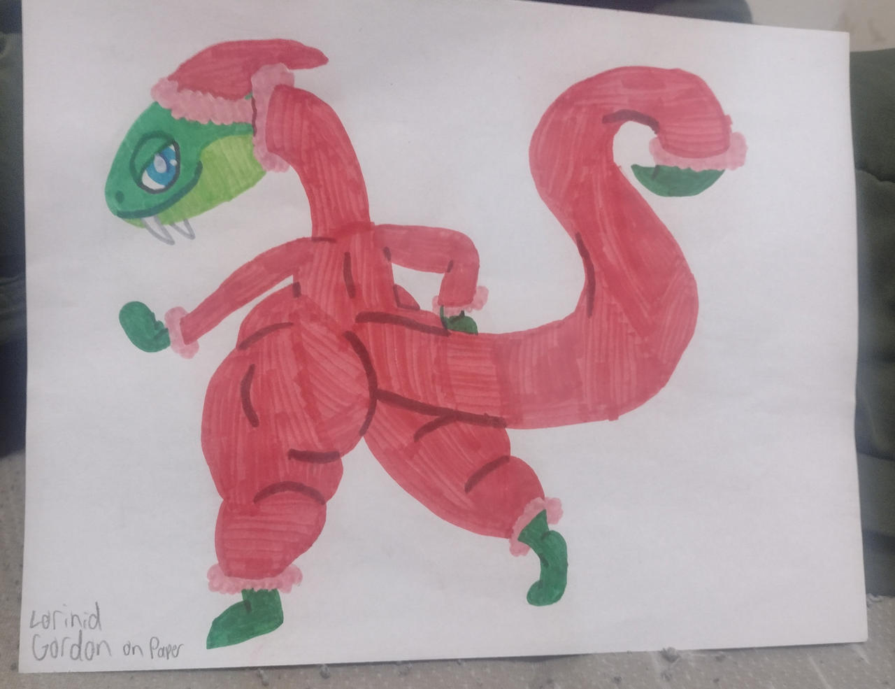 Gordon the Anaconda on Paper