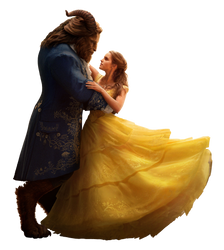 Beauty and the Beast 2017 Belle and Beast png