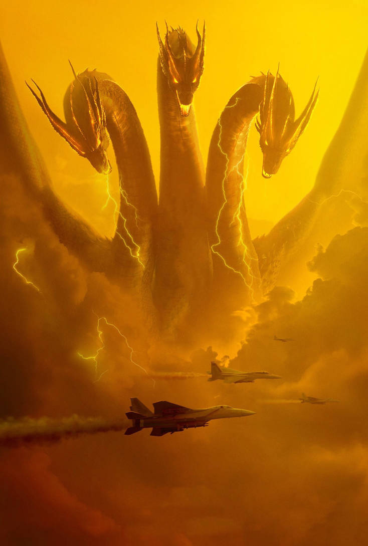 Godzilla: King of the Monsters Ghidorah textless by mintmovi3 on DeviantArt