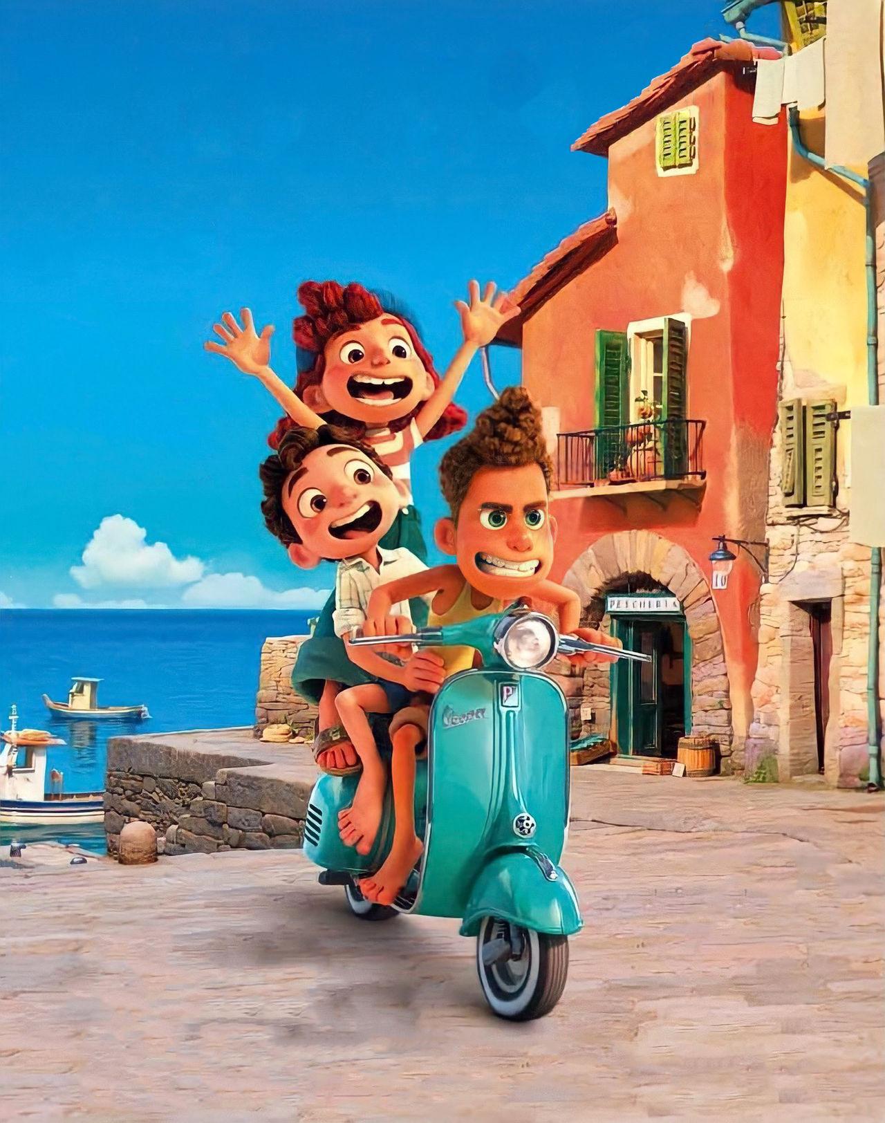 Disney_Pixar's Luca (2021) Cover textless by mintmovi3 on DeviantArt