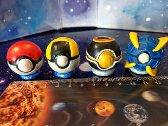 Clay Pokeballs