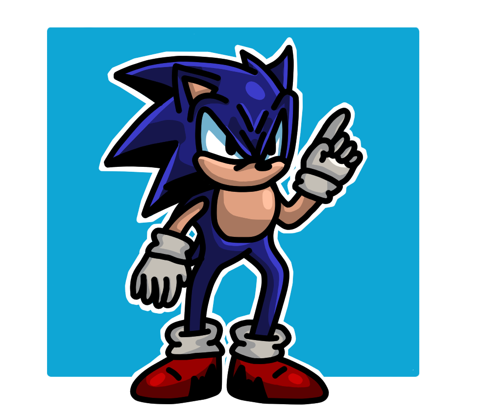 Pixilart - Faker sonic by tmduhe65