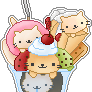 Nyanko Ice Cream Pixel