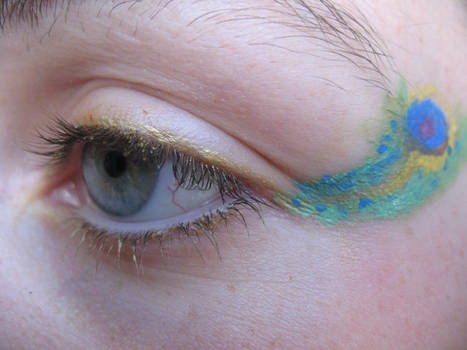 peacock feather eye