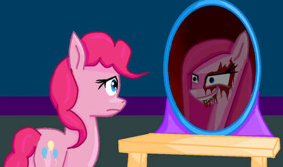 Pinkie And Pinkamena In Mirrmor