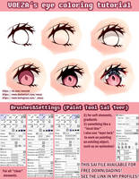 [TUTORIAL] How to color eyes + Sai fale FREE