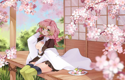 [Fanart - Kimetsu no Yaiba] Mitsuri with sakura