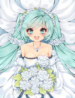 Hatsune Miku Wedding by voeza