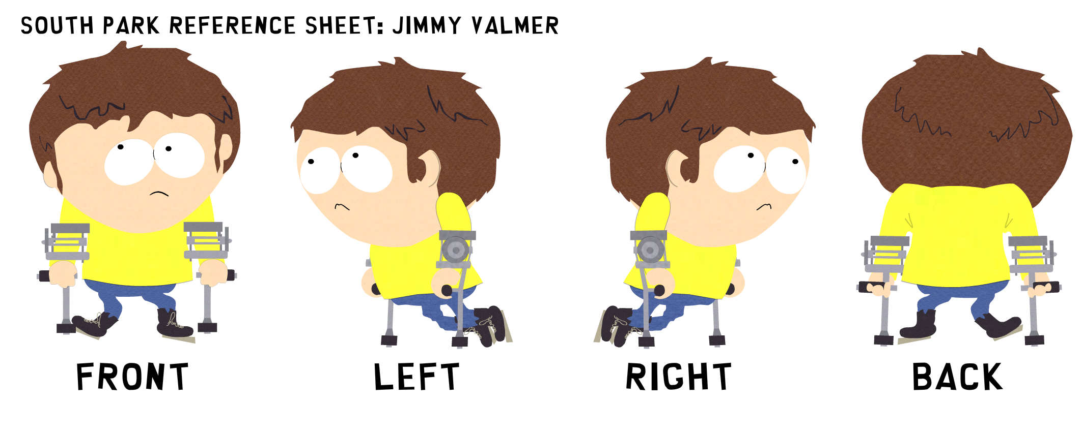 Reference Sheets on SouthParkFandom DeviantArt