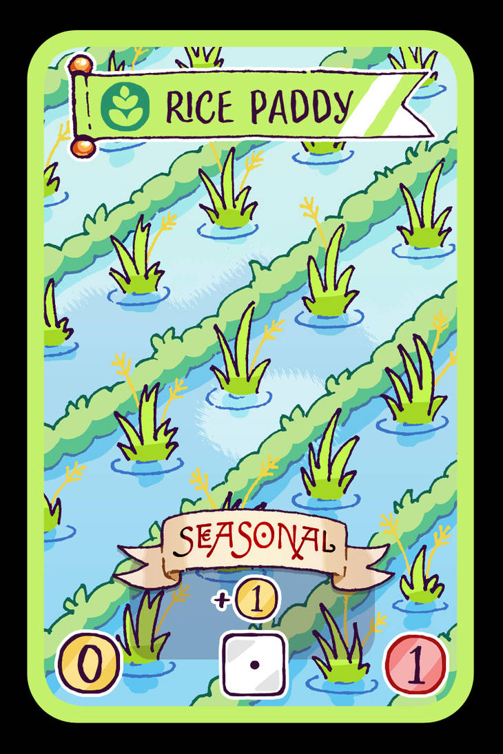 Rice Paddy Card by KyleOliver-Art on DeviantArt