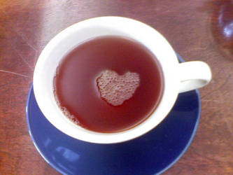 My tea loves me