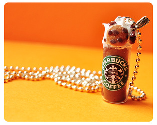 Necklaces Starbucks by Haszynka