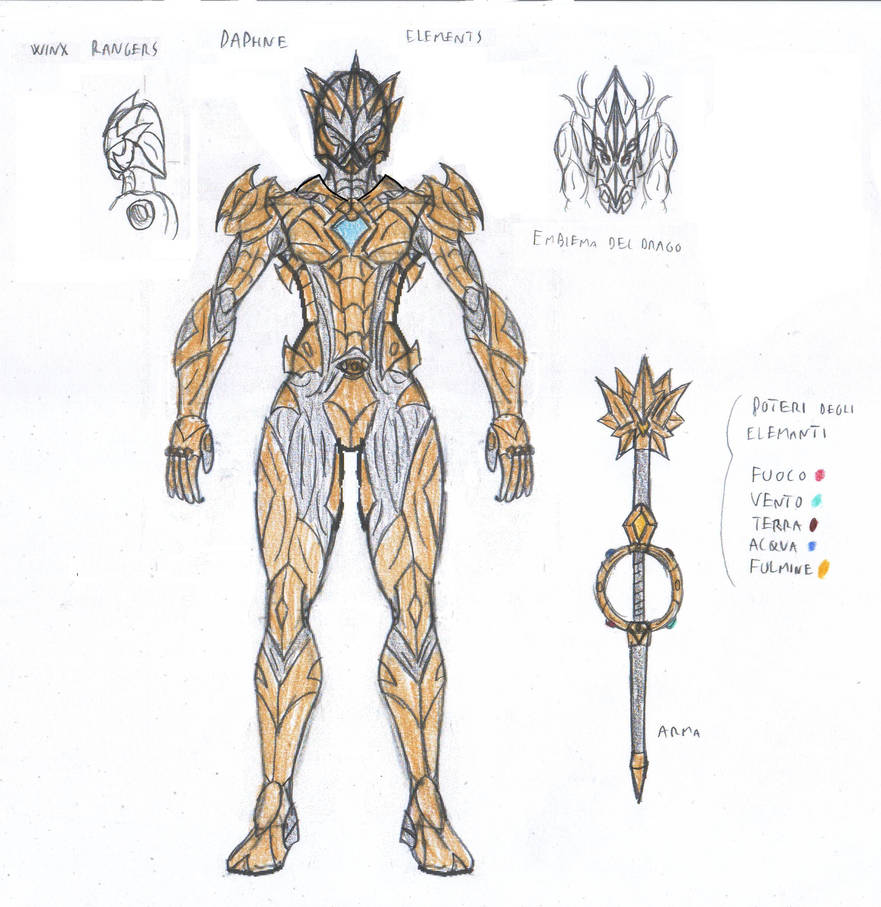 Winx Rangers Elements Winx Ranger by saramus01 on DeviantArt