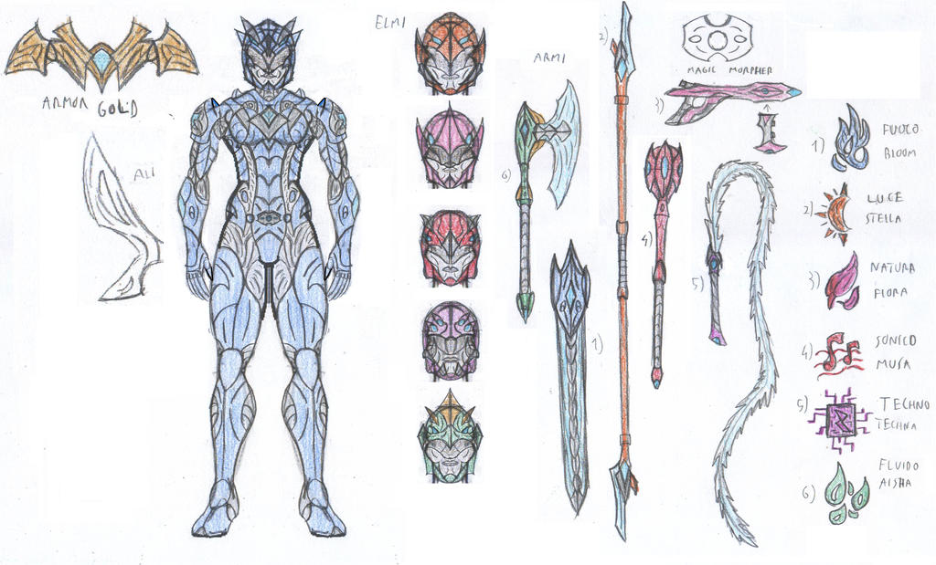 Winx Rangers Winx Rangers Suits (alternative) by saramus01 on DeviantArt