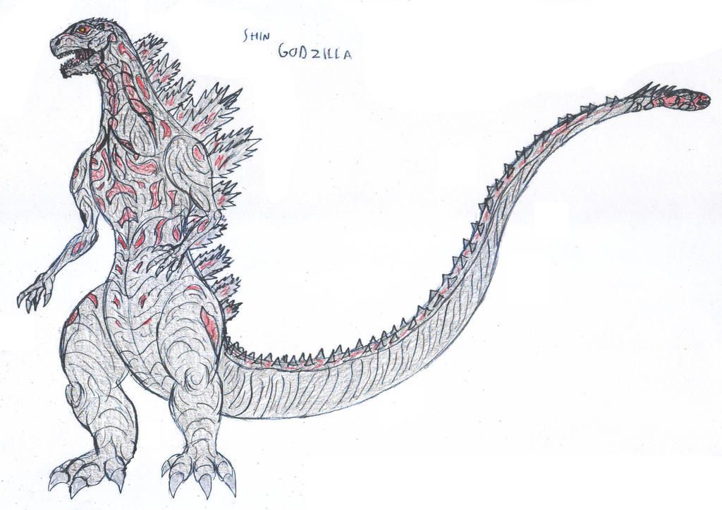 Shinzilla Vector Shin Godzilla by saramus01 on DeviantArt