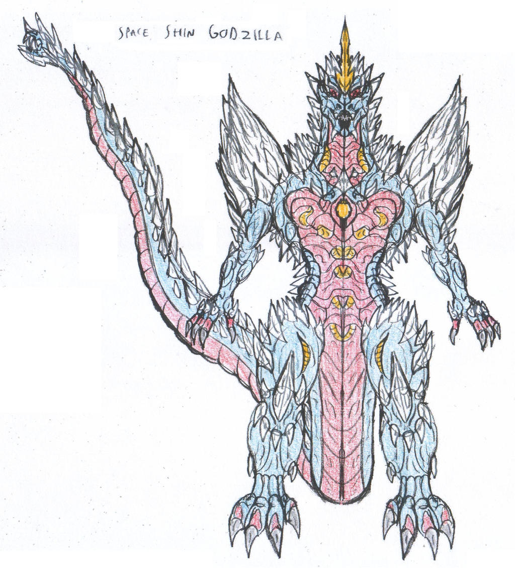 Shin Spacgodzilla Space Shin Godzilla by saramus01 on DeviantArt