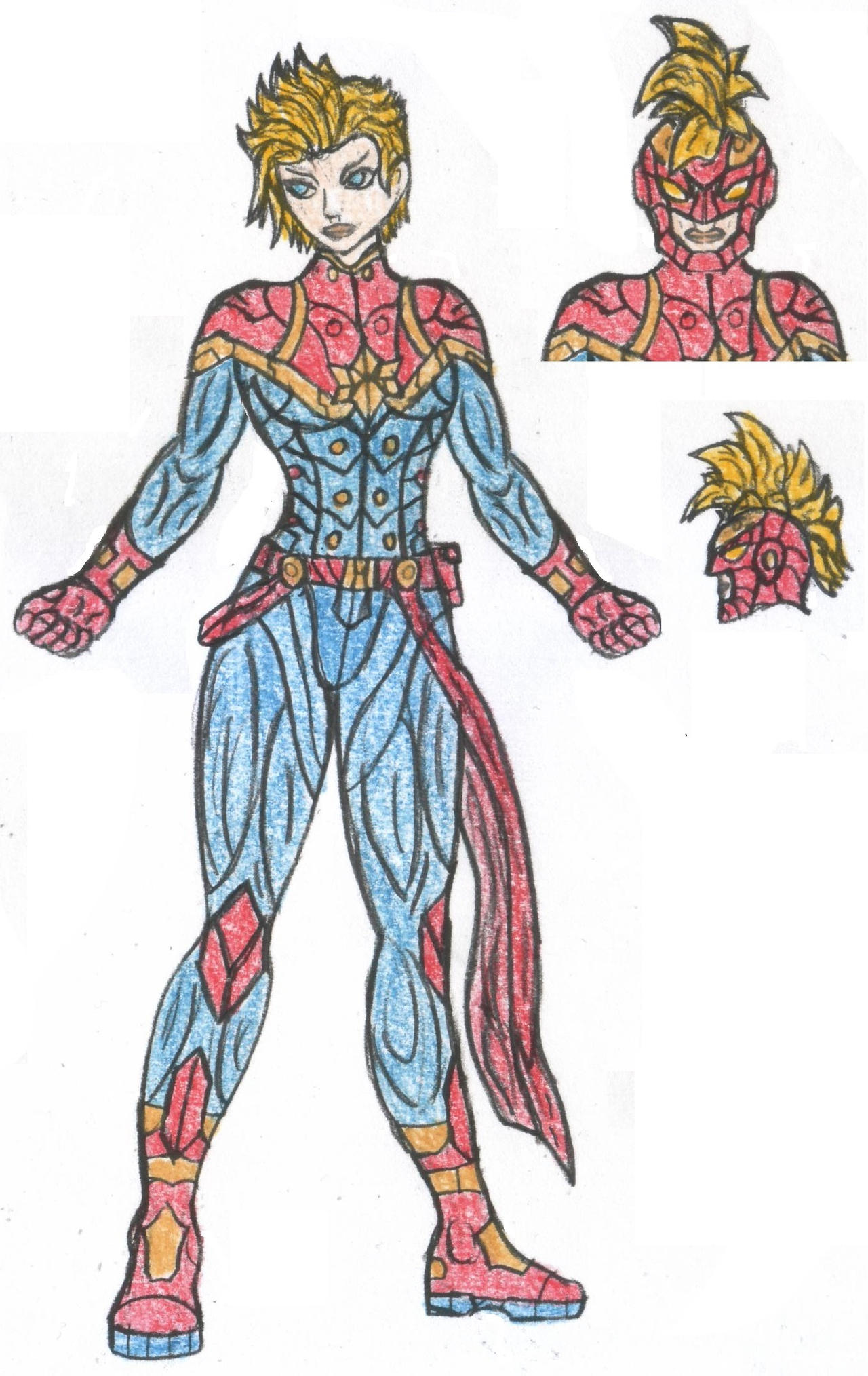 Captain Marvel by saramus01 on DeviantArt