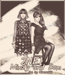 2NE1-Minzy and Park Bom ^^