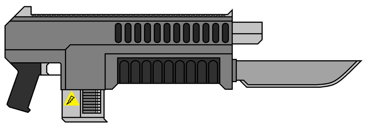 Stabby Rifle Stabby Rail Gun by FedNetWorking on DeviantArt