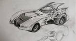 Batmobile Sketch by Bilgekhan