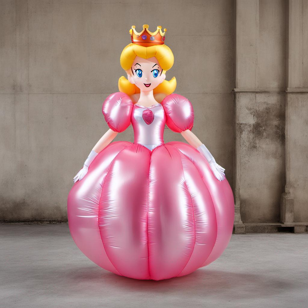 Princes Inflatable Inflatable Princess Peach Mylar Doll by lusterdragon2468 on DeviantArt