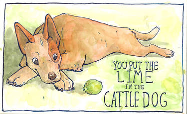 Lime in the Cattle Dog