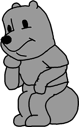 Winnie the pooh thinker by Blackrhinoranger on DeviantArt