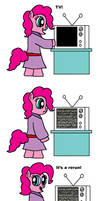 Pinkie Pie watches TV