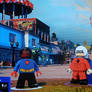 Ace Savvy and One Eyed Jack in Lego DC Villains