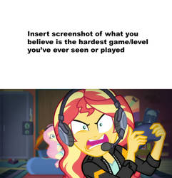 Gamer Sunset frustrated at template