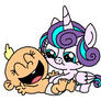 Flurry Heart and Lily Loud
