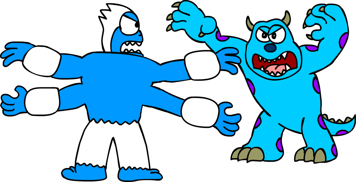 Deviantart Slamm Slam Bam vs Sulley by Blackrhinoranger on DeviantArt