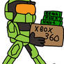 Master Chief putting old things away
